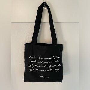 Quotable shopping bag